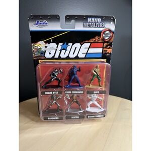 Jada Toys G.I. Joe Nano 1.75 inch Metalfigs Snake Eyes Action Figure